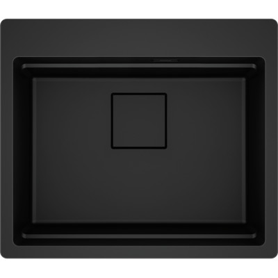 Каменная кухонная мойка Franke KNG PRO 610-53 Black Edition Черный матовый (114.0749.410)