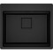 Каменная кухонная мойка Franke KNG PRO 610-53 Black Edition Черный матовый (114.0749.410)
