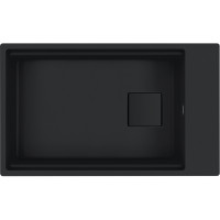 Каменная кухонная мойка Franke KNG 110-62 Black Edition Черный матовый, под столешницу (125.0750.754)