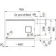 Каменная кухонная мойка Franke KNG 110-62 Миндаль, под столешницу (125.0750.759)
