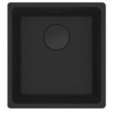 Каменная кухонная мойка Franke MRG 110-37 Black Edition Черный матовый, под столешницу (125.0699.225)