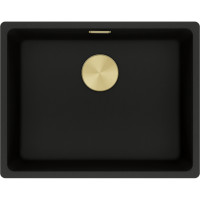 Каменная кухонная мойка Franke MRG 110-52 Gold Edition Черный матовый, под столешницу (125.0755.505)