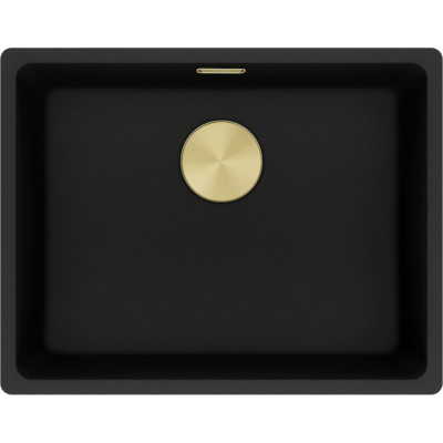 Каменная кухонная мойка Franke MRG 110-52 Gold Edition Черный матовый, под столешницу (125.0755.505)