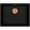 Каменная кухонная мойка Franke MRG 110-52 Copper Edition Черный матовый, под столешницу (125.0755.506)