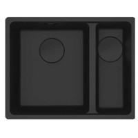 Кам'яна кухонна мийка Franke MRG 160 Black Edition Чорний матовий, під стільницю (125.0699.229)