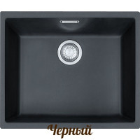 Кухонна мийка з тектонайту Franke SID 110-50 Чорний, під стільницю (125.0395.602)