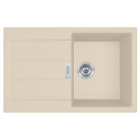 Кухонна мийка з тектонайту Franke S2D 611-78 Бежевий (143.0671.744)