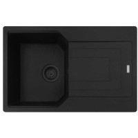 Каменная кухонная мойка Franke UBG 611-78 Black Edition Черный матовый (114.0699.234)