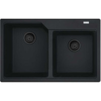 Каменная кухонная мойка Franke UBG 620-78 Black Edition Черный матовый (114.0699.237)