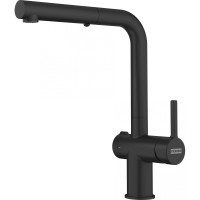 Кухонный смеситель Franke Active Twist Черный матовый с выдвижным изливом (115.0669.769)