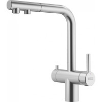 Кухонный смеситель Franke Atlas Neo Clear Water Pull Out с подключением к фильтрованной воде Нержавеющая сталь (120.0758.155)