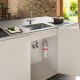 Кухонный смеситель Franke Atlas Neo Clear Water Pull Out с подключением к фильтрованной воде Нержавеющая сталь (120.0758.155)