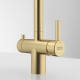 Кухонный смеситель Franke Atlas Neo Clear Water Pull Out с подключением к фильтрованной воде PVD золото (120.0758.157)