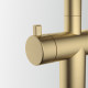 Кухонный смеситель Franke Atlas Neo Clear Water Pull Out с подключением к фильтрованной воде PVD золото (120.0758.157)