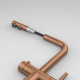 Кухонный смеситель Franke Atlas Neo Clear Water Pull Out с подключением к фильтрованной воде PVD медь (120.0758.158)