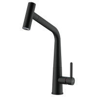 Кухонний змішувач Franke Icon Чорний матовий з висувним шлангом (115.0625.190)