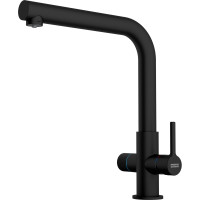 Кухонний змішувач Franke Lina L Clear Water з підключенням до фільтрованої води Чорний матовий (120.0730.802)