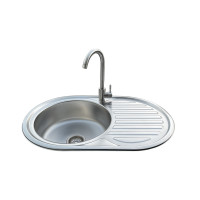 Комплект мийка та змішувач Romzha Dana Nova Satin A (RO41222)