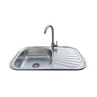 Комплект мийка та змішувач Romzha Liuba Satin A (RO41226)