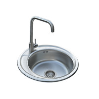 Комплект мийка та змішувач Romzha Sorin Textura B (RO41231)