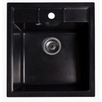 Кам'яна кухонна мийка Romzha Adiere Antracit (901) Антрацит (RO43447)