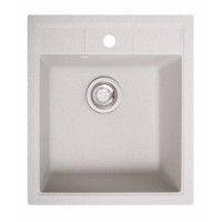 Каменная кухонная мойка Romzha Adiere Biela (101) Белый (RO48677)