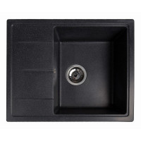 Кам'яна кухонна мийка Romzha Cerand Antracit (901) Антрацит (RO42196)