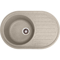 Каменная кухонная мойка Romzha Elagancia 77 Gri (802) Серый (RO47659)