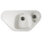 Кам'яна кухонна мийка Romzha Elagancia 95B Biela (102) Білий (RO44531)