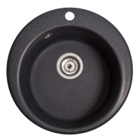 Кам'яна кухонна мийка Romzha Eva Antracit (901) Антрацит (RO43444)