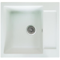 Каменная кухонная мойка Romzha Janta 52 Biela (102) Белый (RO44632)