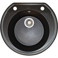 Кам'яна кухонна мийка Romzha Janta Antracit (902) Антрацит (RO44623)