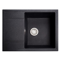 Кам'яна кухонна мийка Romzha Jorum 65 Antracit (901) Антрацит (RO43458)
