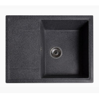 Каменная кухонная мойка Romzha Jorum 65 Grafit (201) Графит (RO410497)