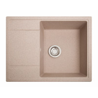 Каменная кухонная мойка Romzha Jorum 65 Bezhvy (401) Бежевый (RO410500)