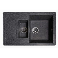 Каменная кухонная мойка Romzha Jorum 78D Grafit (201) Графит (RO43342)