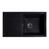 Кам'яна кухонна мийка Romzha Jorum 86 Antracit (901) Антрацит (RO43466)
