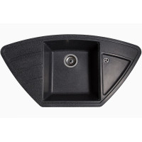 Каменная кухонная мойка Romzha Jorum 98B Grafit (201) Графит (RO48468)