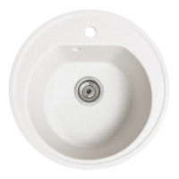 Каменная кухонная мойка Romzha Klasicky Biela (101) Белый (RO48671)