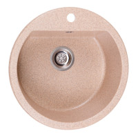 Каменная кухонная мойка Romzha Kolo Bezhvy (401) Бежевый (RO48666)