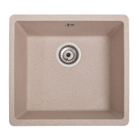 Кам'яна кухонна мийка Romzha Mira U-400 Bezhvy (401) Бежевий, під стільницю (RO43410)