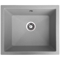 Кам'яна кухонна мийка Romzha Mira U-540 Seda (602) Сірий, під стільницю (RO44642)