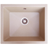 Кам'яна кухонна мийка Romzha Mira U-540 Bezhvy (402) Бежевий, під стільницю (RO45516)
