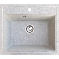 Кам'яна кухонна мийка Romzha Patrat Gri (802) Сірий (RO44538)