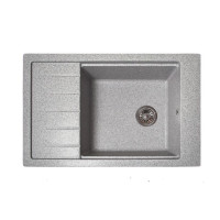 Кам'яна кухонна мийка Romzha Patrat 78 Seda (601) Сірий (RO43480)