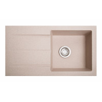 Кам'яна кухонна мийка Romzha Quadro Bezhvy (401) Бежевий (RO48684)