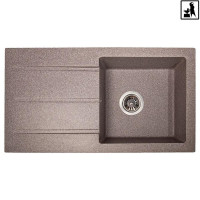 Кам'яна кухонна мийка Romzha Quadro Maro (801) Маро (RO43531)