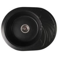 Кам'яна кухонна мийка Romzha Rasa 60 Antracit (902) Антрацит (RO49573)