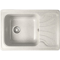 Кам'яна кухонна мийка Romzha Rasa 64 Gri (802) Сірий (RO49568)