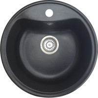 Кам'яна кухонна мийка Romzha Rasa Antracit (902) Антрацит (RO49716)